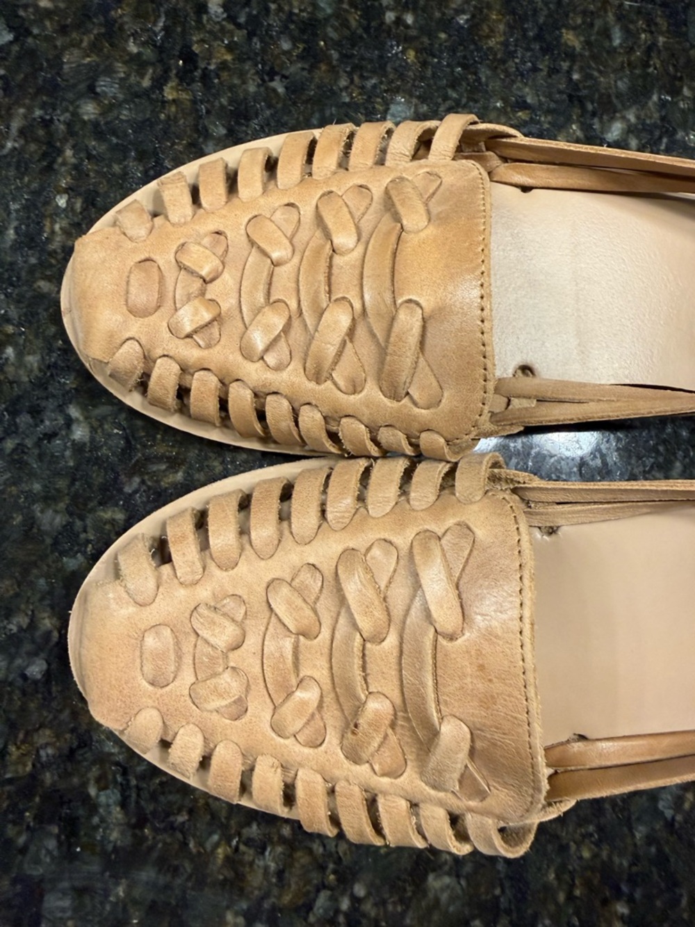 Nisolo Women's Tan Cutout Loafers - Picture 2 of 8